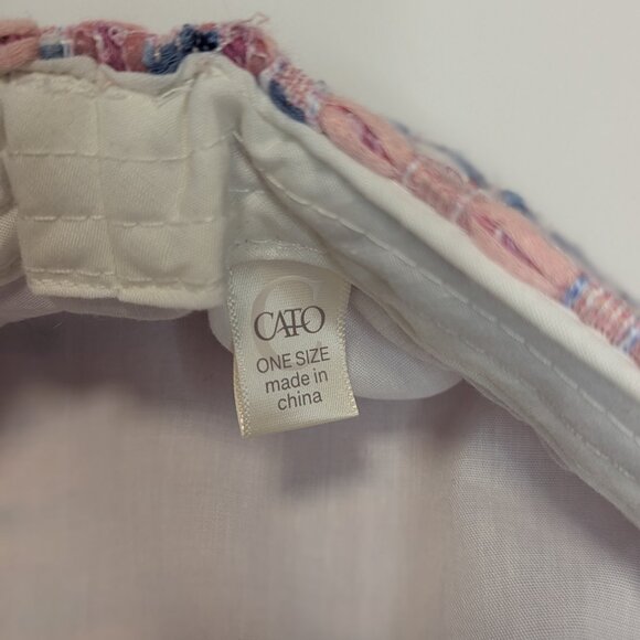 Chic Pink Tweed Newsboy Cap Cato Designs NWT - Picture 6 of 7